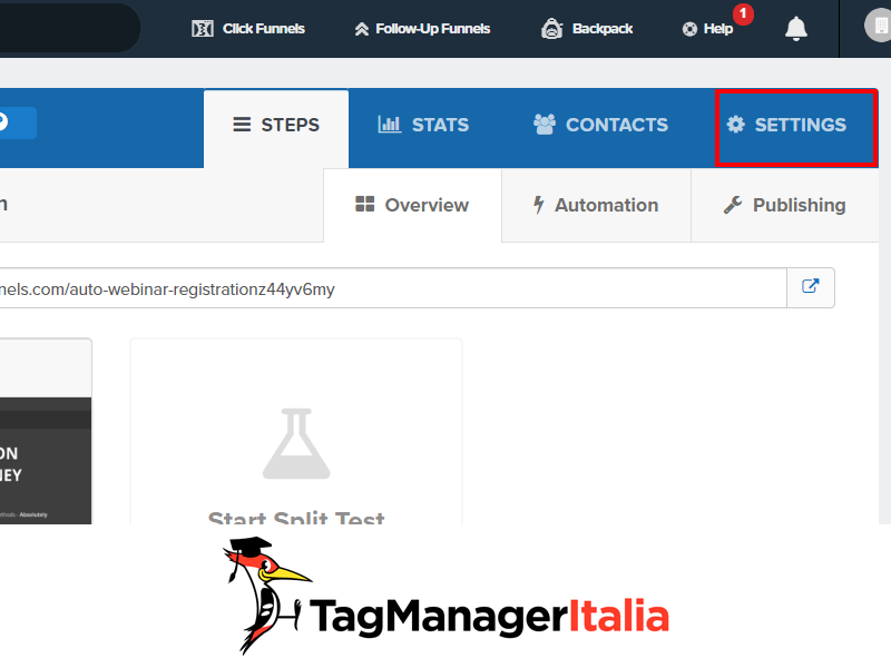 Clickfunnels: settings